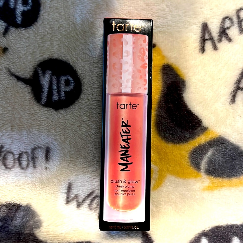 Tarte Maneater Blush & Glow Cheek Plump- peachy pink